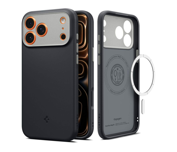 Spigen Nano Pop Mag Magsafe do Iphone 17 Pro Max Black Sesame - 1359847 - zdjęcie